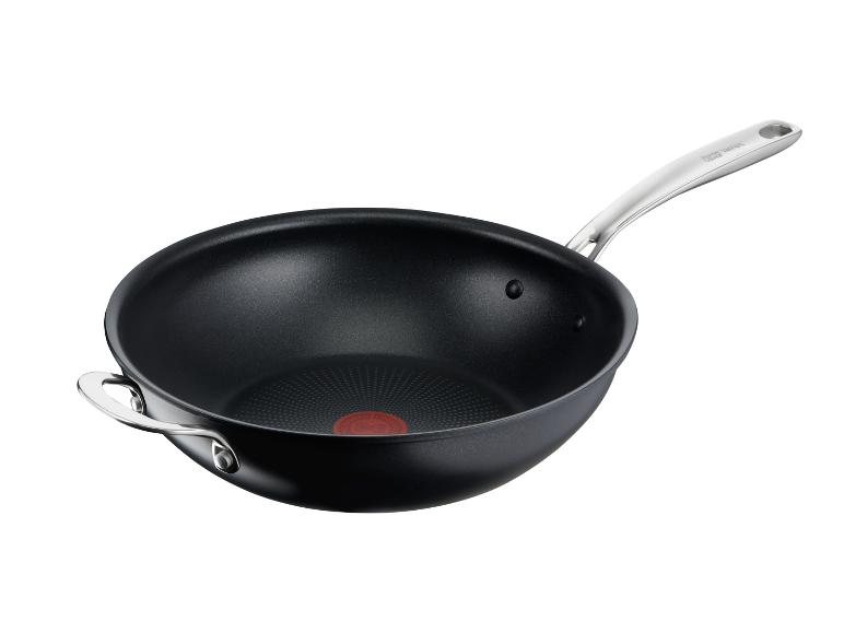 Wok Tefal Jamie Oliver : revêtement antiadhésif, manche inox.