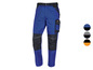 Pantalon de travail bleu de Parkside avec des poches et des protections pour les genoux.