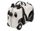 Valise enfant panda blanche et noire avec des roues et une sangle