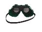 Lunettes de protection vertes avec bandeau.