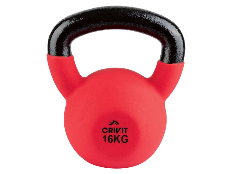 Aller en mode plein écran : CRIVIT Kettlebell de 16 kg, en fonte massive - Image 1