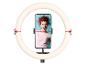 Ring light AGFAPHOTO et support pour smartphone.