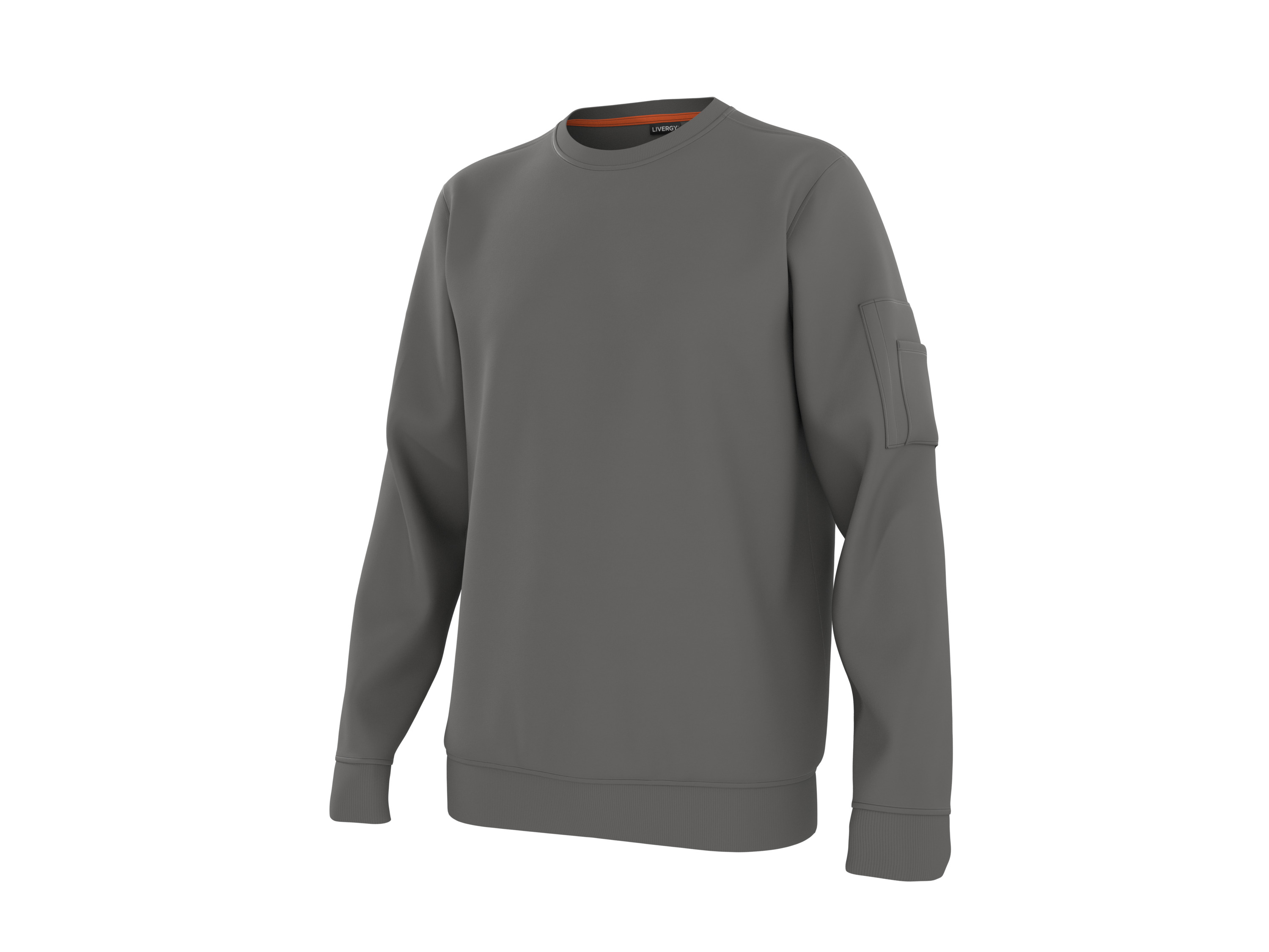 LIVERGY® Sweat homme (gris, S)