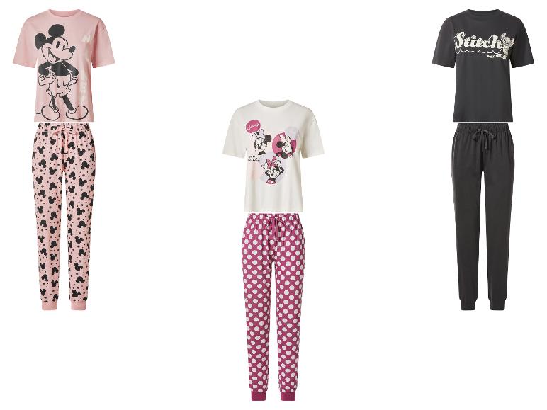 Ensembles de pyjamas avec des motifs des personnages Disney Mickey Mouse, Minnie Mouse et Stitch.