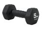 Haltère noir de 5 kg avec logo Crivit.