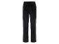 Pantalon en velours noir avec une taille élastique.