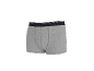 Boxer gris pour homme avec ceinture élastique noire.