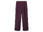 Pantalon large pour femme de couleur violet foncé.