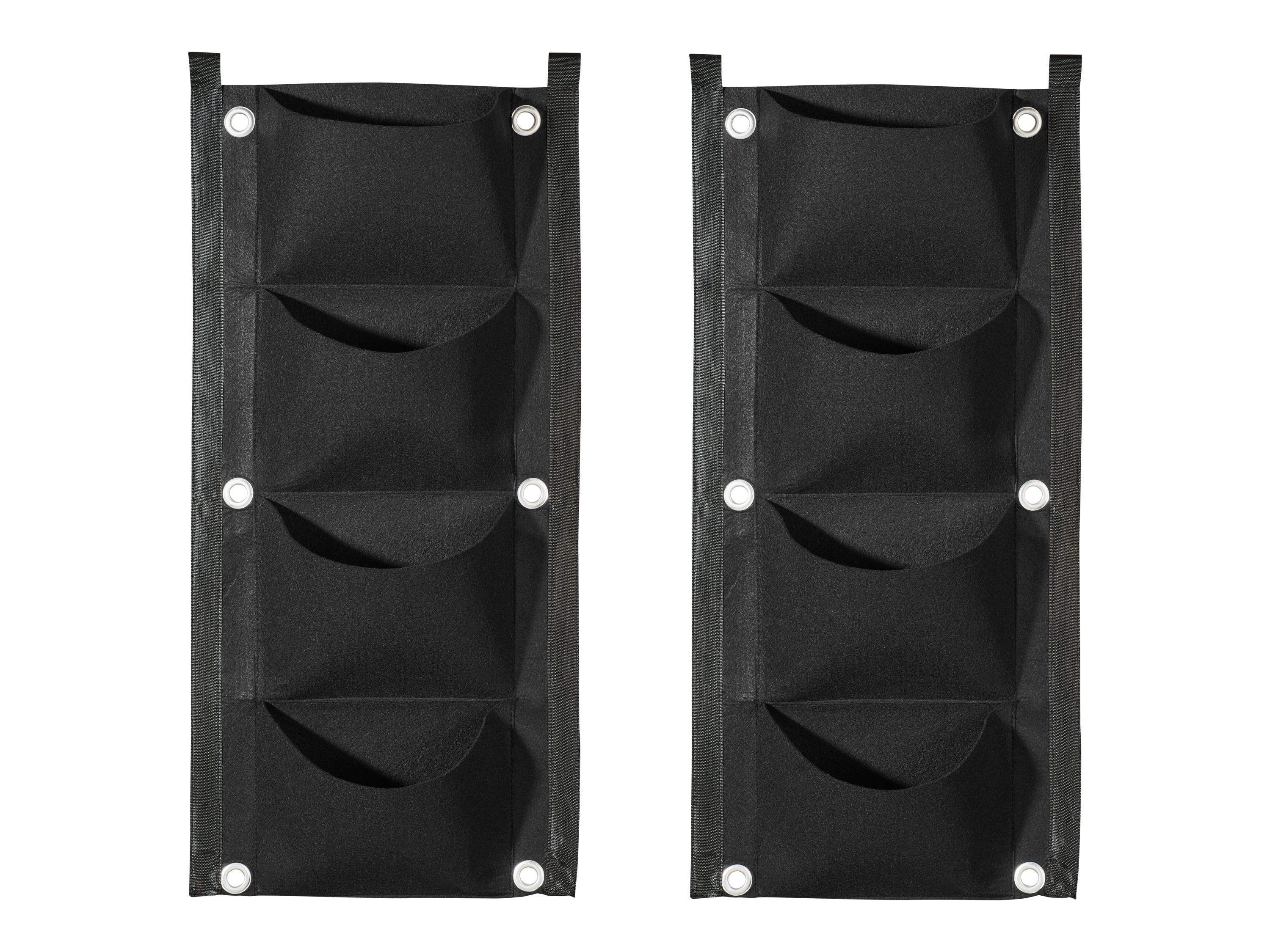 PARKSIDE® Lot de 2 sacs de plantation (sac à plantes mural noir)
