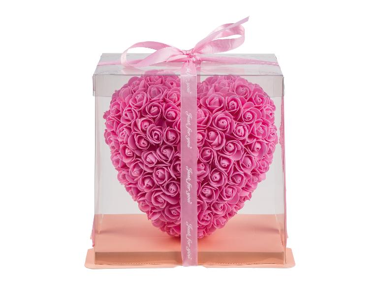 Boîte cadeau de roses décoratives