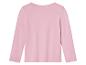 T-shirt rose à manches longues pour filles.