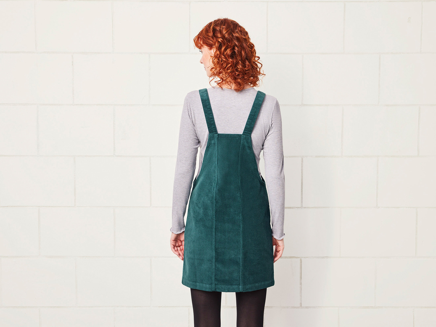 esmara Jupe salopette en velours cotele femme LIDL