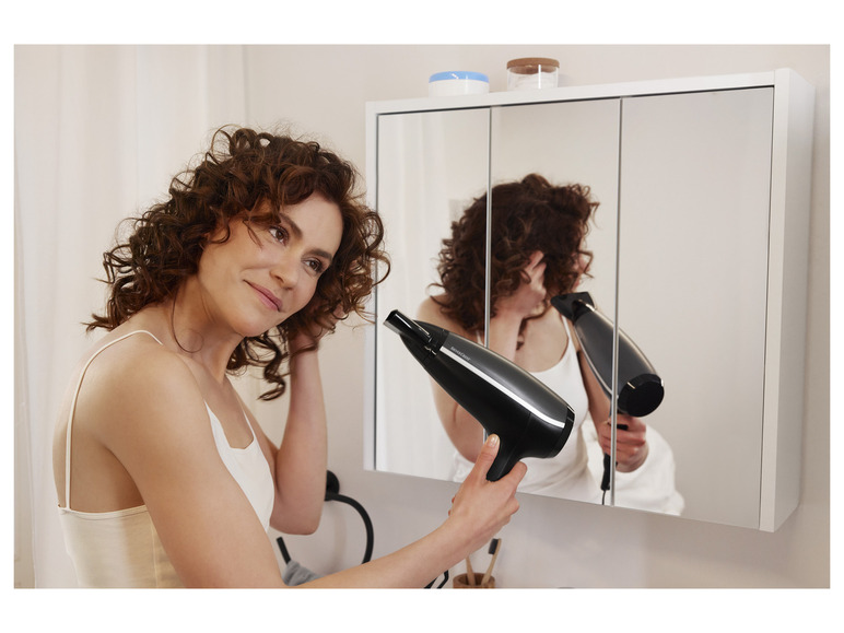 Aller en mode plein écran : LIVARNO home Armoire de salle de bain avec miroir Oslo, 65 x 60 x 17 cm, blanche - Image 4