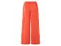 Pantalon large orange pour femme.