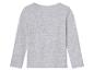 Un t-shirt à manches longues gris pour enfants.
