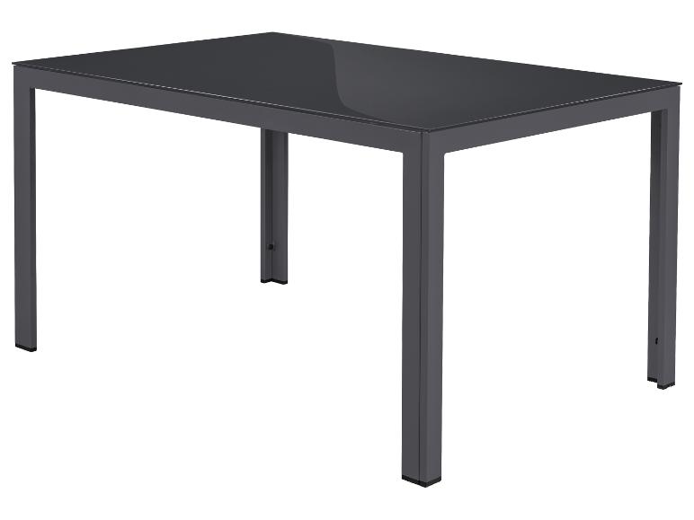 Table de jardin + Lot de 6 fauteuils en aluminium Toronto