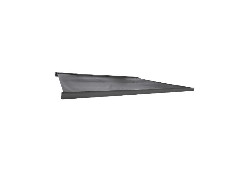 Store banne gris sur fond blanc