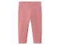 Legging rose pour enfant en coton biologique