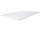 Un matelas blanc avec une fermeture éclair