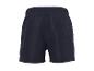 Short de bain homme bleu foncé avec taille élastique et poche arrière.