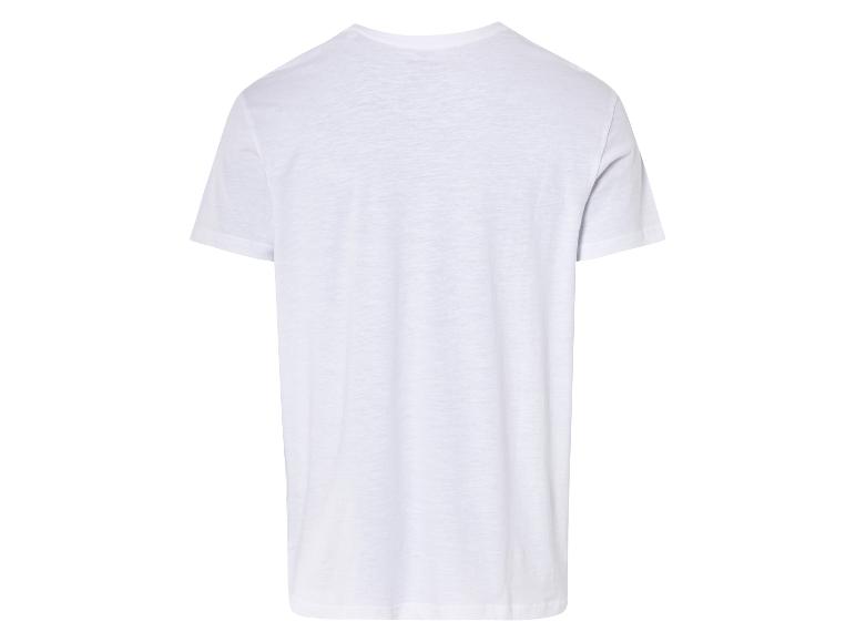 T-shirt blanc à manches courtes pour homme.