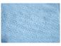 Un tissu bleu clair tricoté avec un motif à carreaux.