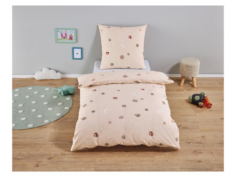 Parure de lit enfant thème planètes.