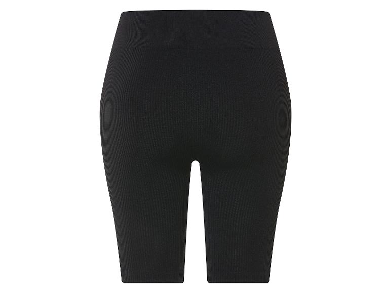 Short cycliste noir côtelé.