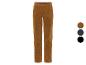 Pantalon en velours côtelé marron avec des options de couleur.
