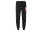 Pantalon de survêtement noir avec le logo Marvel.