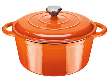 ERNESTO® Faitout en fonte, Ø 25,3 cm (orange)