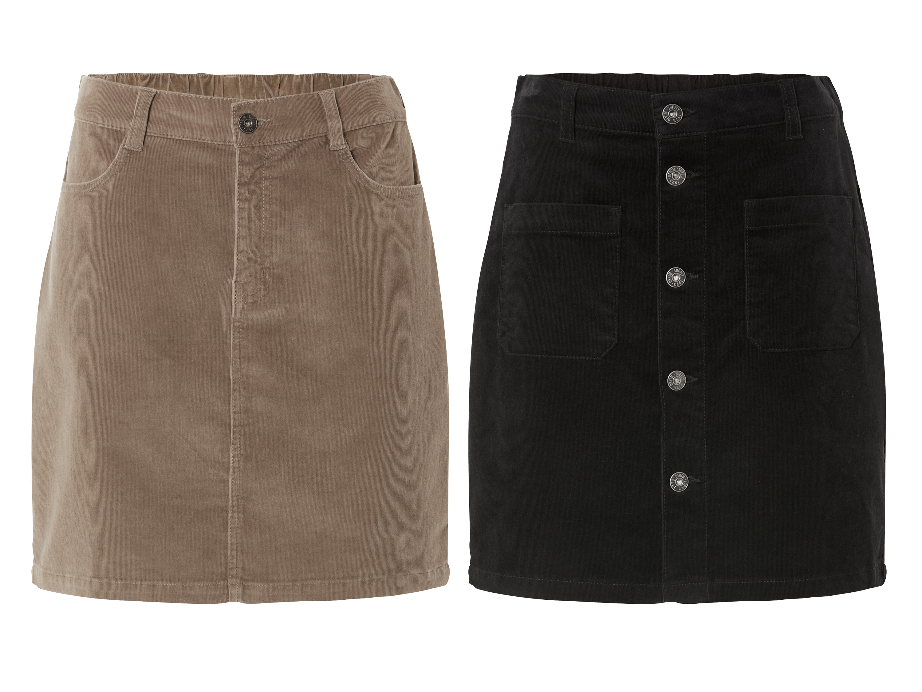 esmara® Mini-jupe en velours côtelé femme