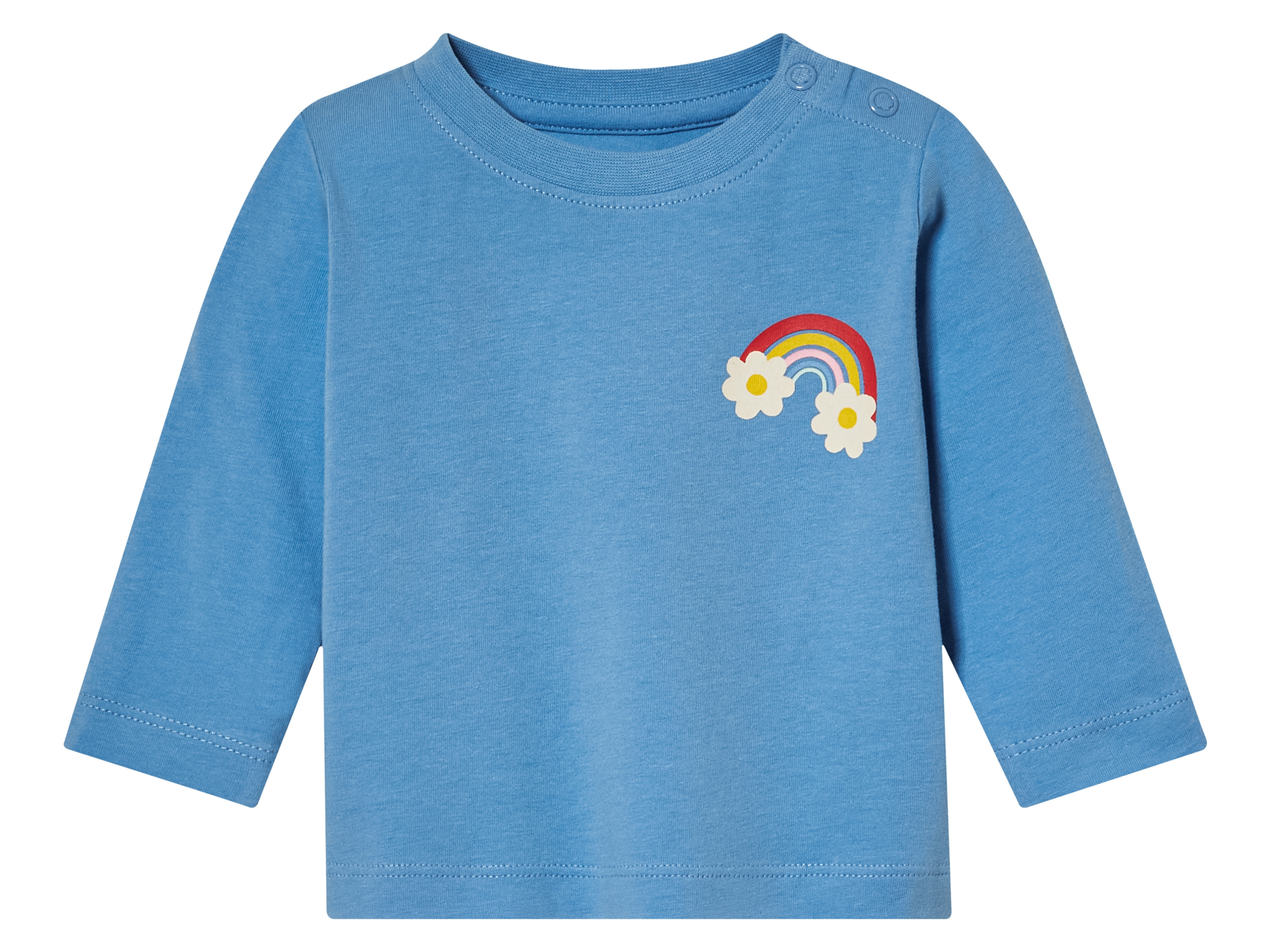 lupilu® T-shirt manches longues bébé (bleu, 74/80)