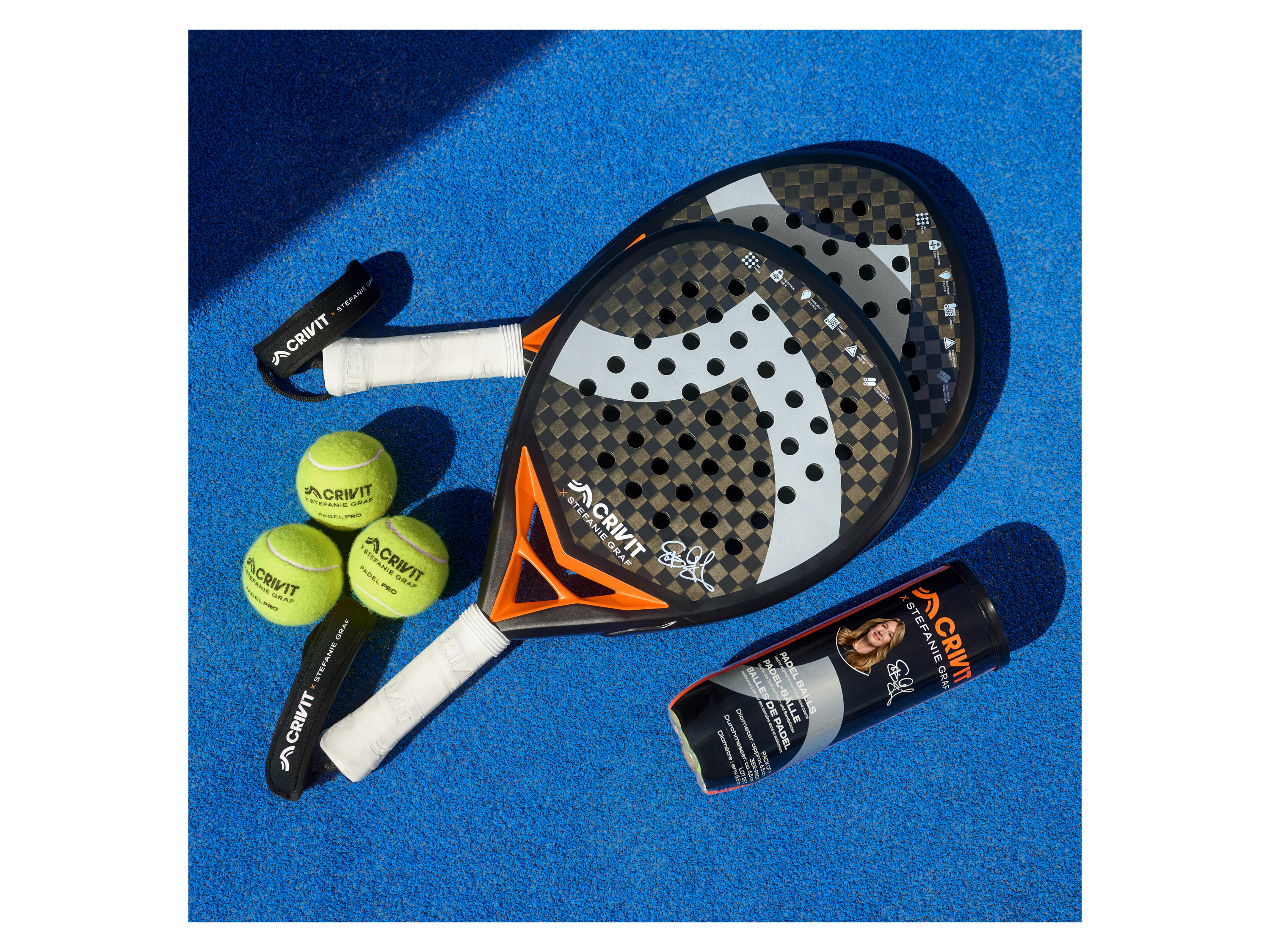 CRIVIT Raquette de padel 12K Carbon PRO - 10