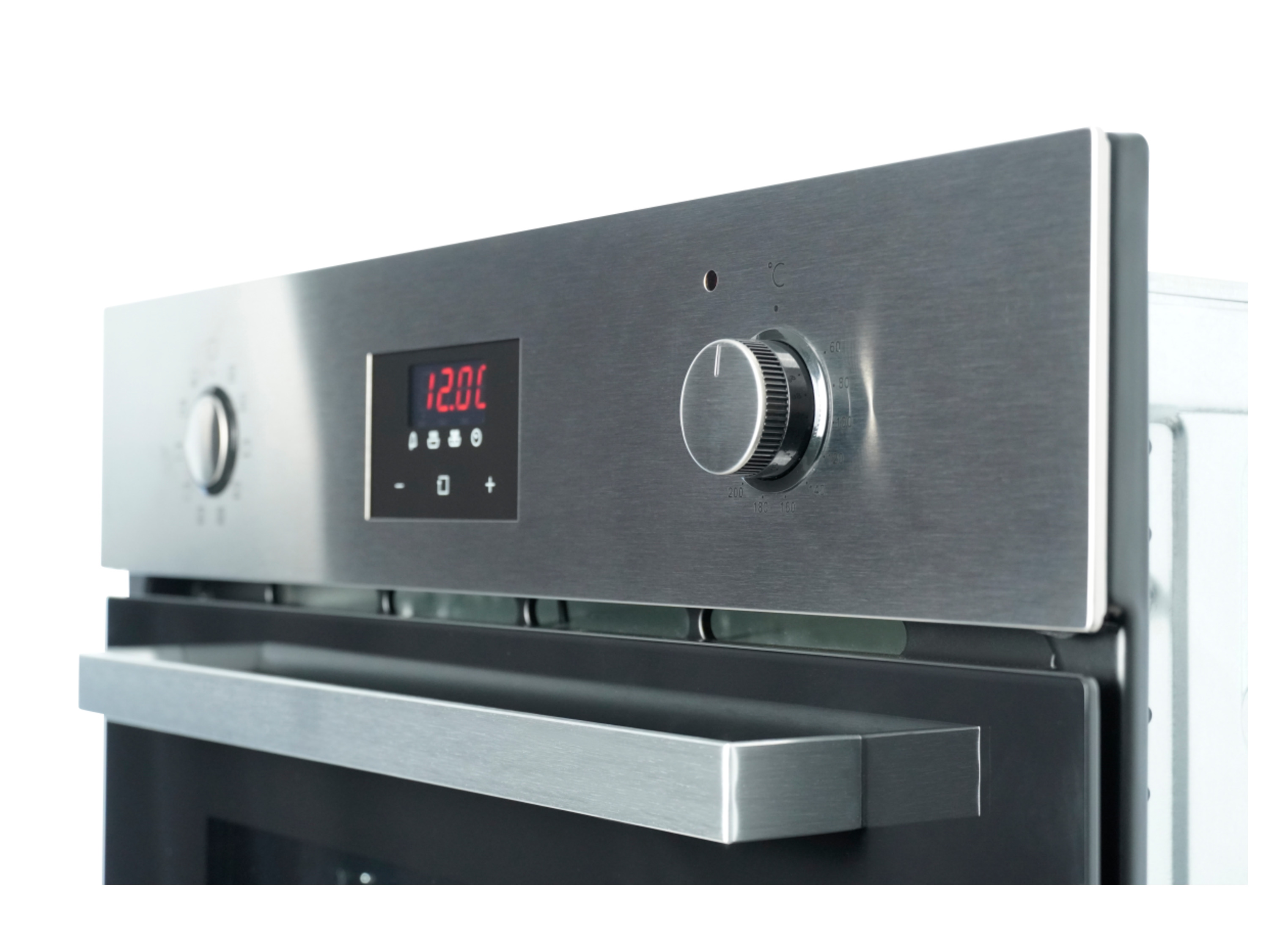 RESPEKTA Four encastrable indépendant en acier inoxydable 10 modes de chauffage inox 59 5 x 59 4 x 52 1 cm - vue 3
