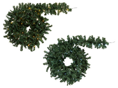 LIVARNO home Guirlande branches de sapin à LED