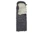 Un sac de couchage gris pour le camping.