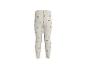 Legging enfant beige à cœurs noirs.
