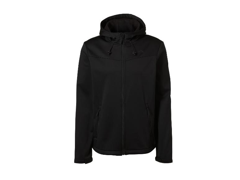 Veste noire pour homme avec capuche et fermeture éclair