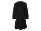 Robe noire à manches longues, style bohème.