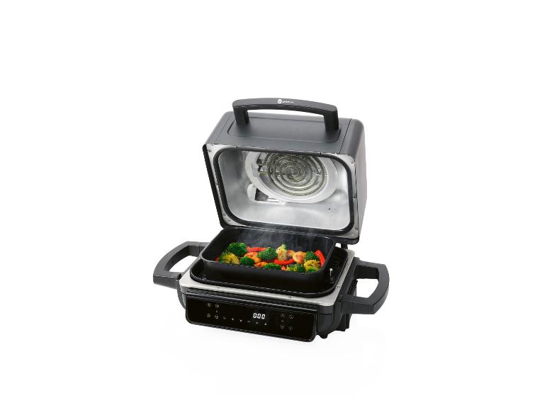 Friteuse à air chaud avec grill et fumoir