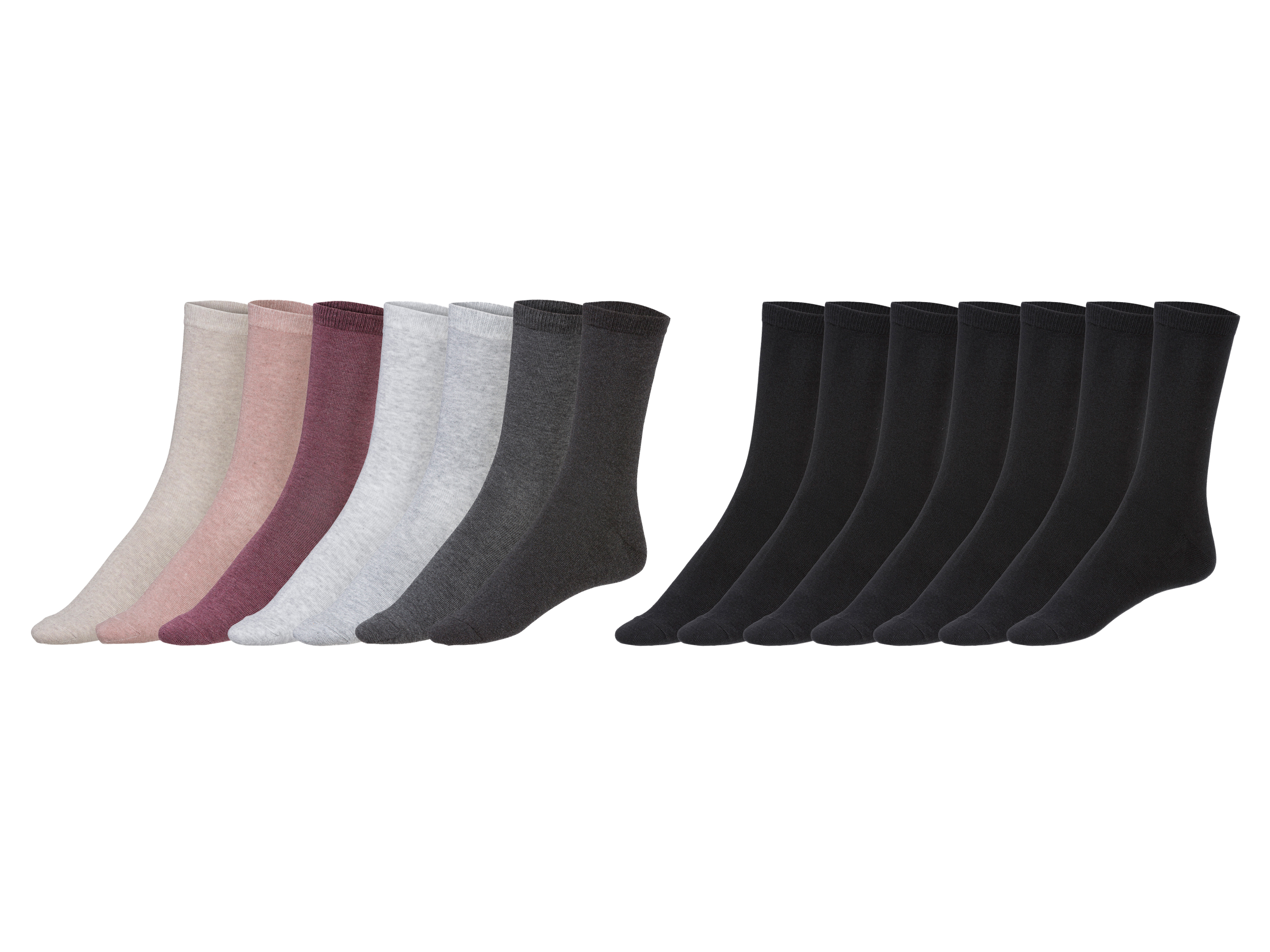Esmara Loungewear Lot de 7 paires de chaussettes femme