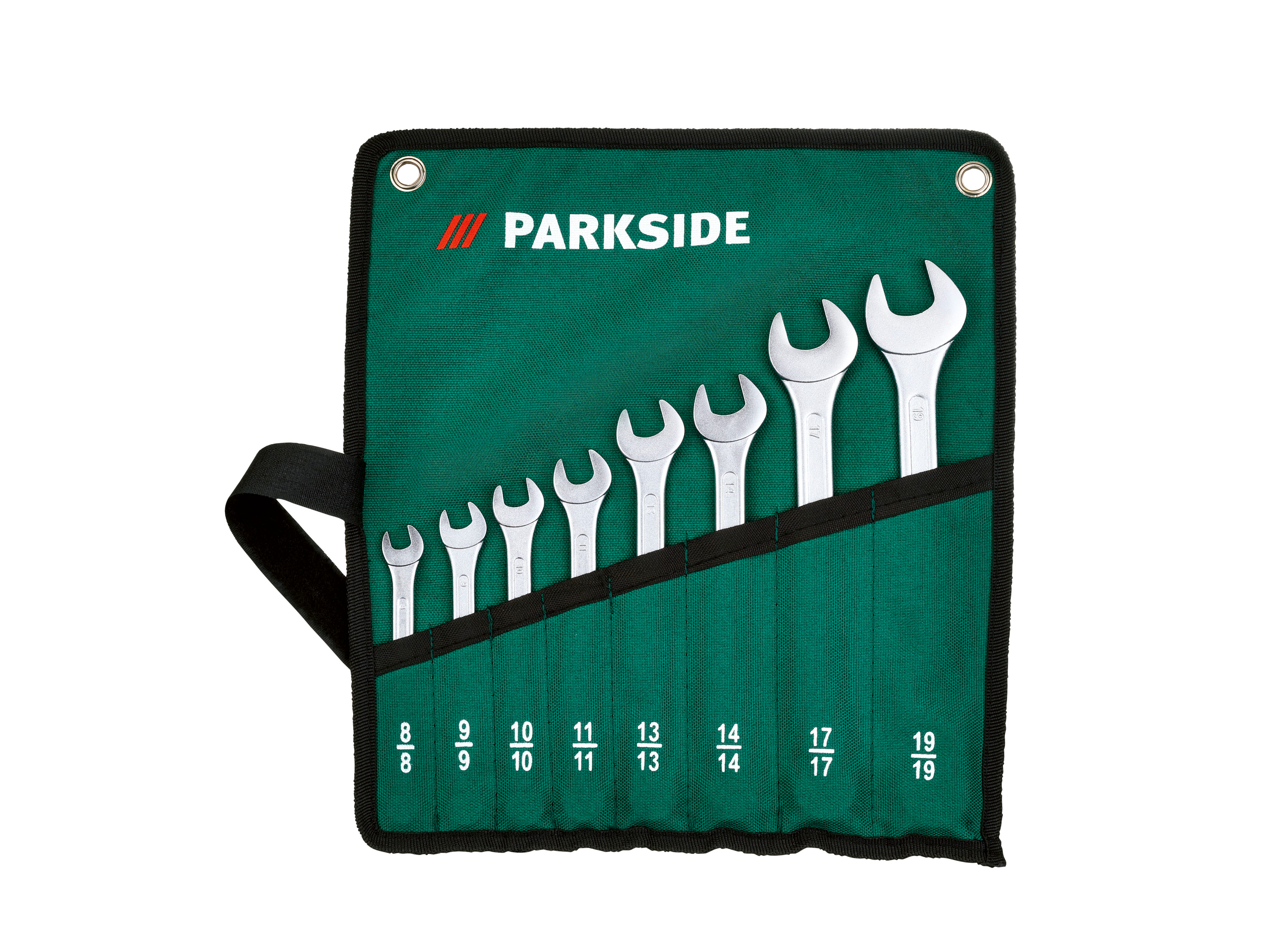 PARKSIDE® Jeu de clés à douille, 8 pièces (Clé mixte dans un sachet)