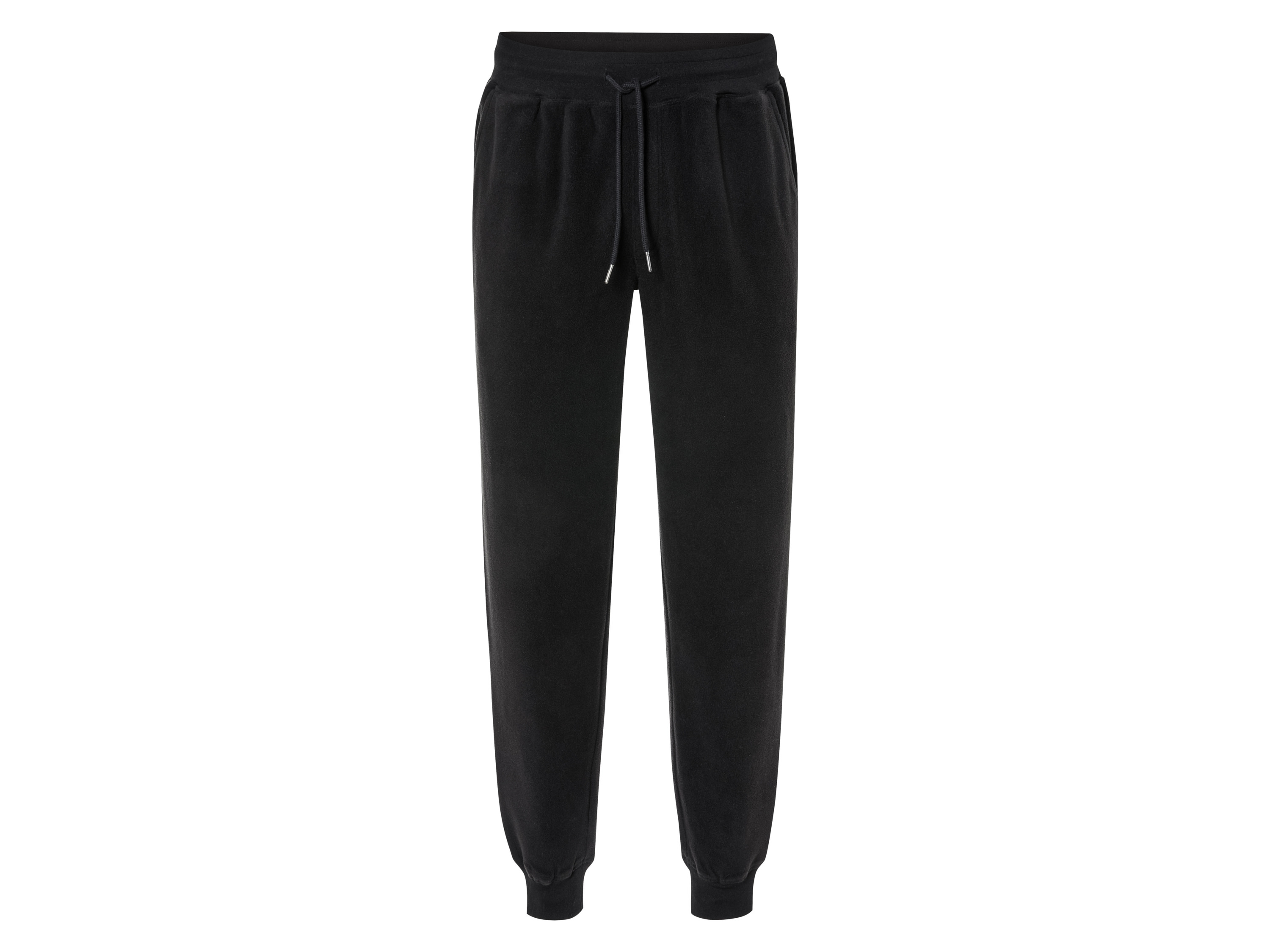 LIVERGY® Pantalon en polaire homme (S, noir)