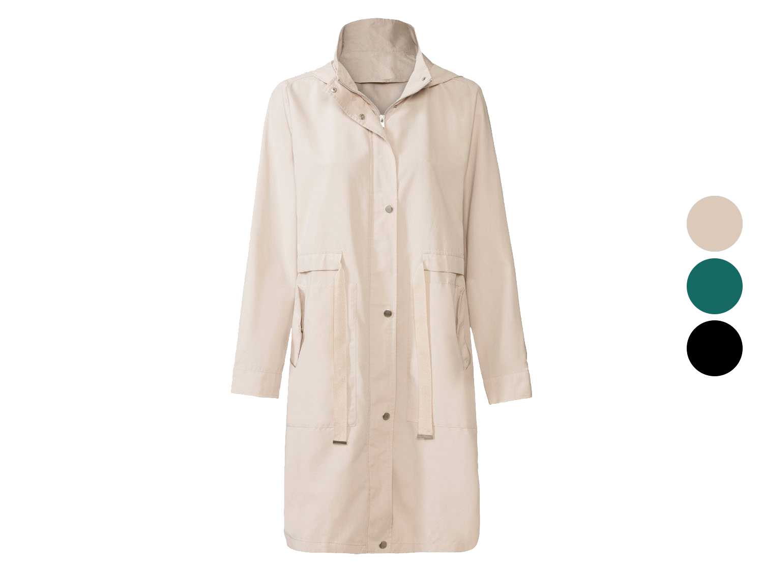 esmara® Parka pour femme, coupe décontractée, avec col montant
