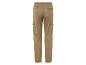 Pantalon cargo beige avec élastique à la taille.