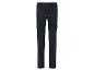 Pantalon cargo bleu foncé avec cordon de serrage.