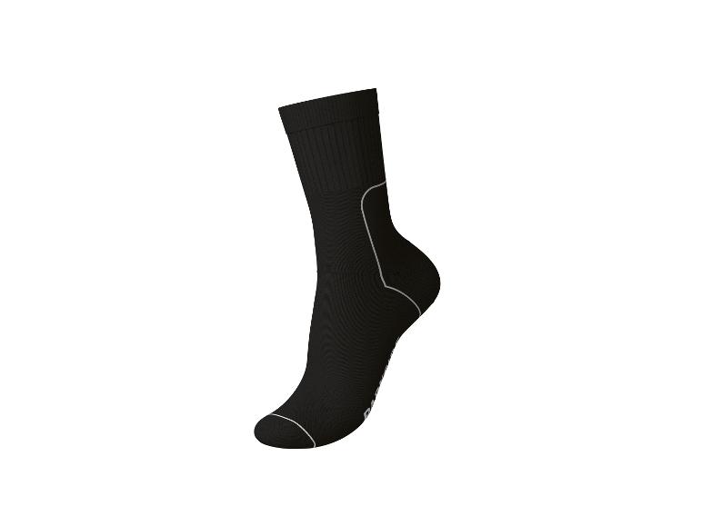 Chaussette de sport noire avec détails gris