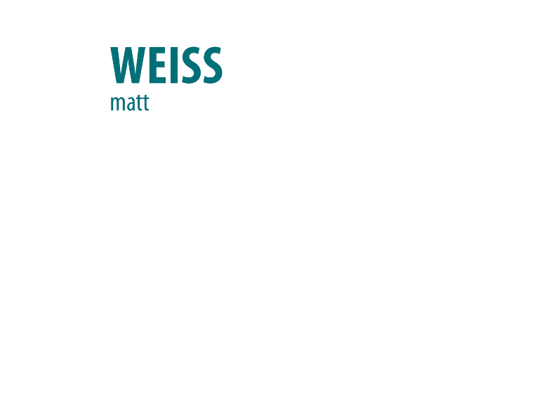 Logo Weiss matt.