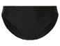 Un bas de bikini noir.